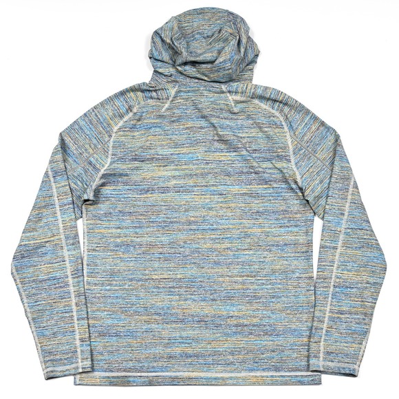 Lululemon Surge Warm Sweatshirt Mens Large Blue Space Dye‎ Camo Alberta Lake - Picture 6 of 8